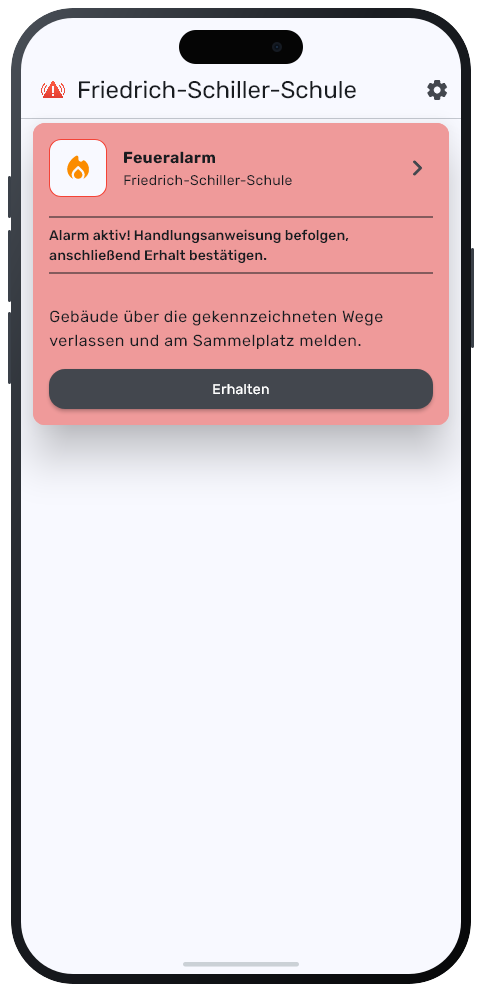 NOKO aktiver Feueralarm