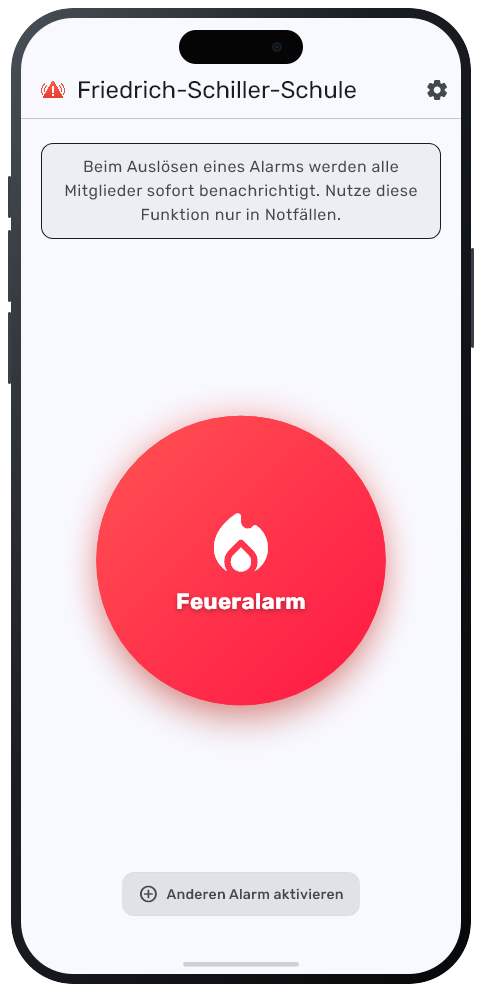 NOKO Feueralarm bereit zum Auslösen